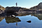 72  Nel Laghetto di Pietra Quadra con poca acqua ci si specchia ancora.